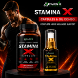 Stamina X Combo for Men | Capsules + Oil
