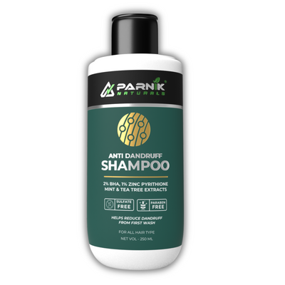 Parnik Naturals Anti-Dandruff Spray & Shampoo Combo | 2-Step Herbal Scalp Therapy for Flake-Free, Healthy Hair