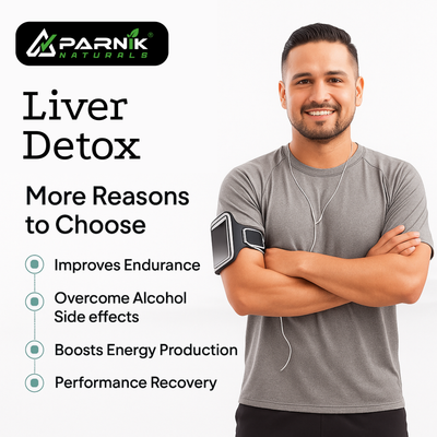 Parnik Naturals Liver Detox + Capsules – 60 Count | Ayurvedic Cleanse for Fatty Liver, Detox & Toxin Removal